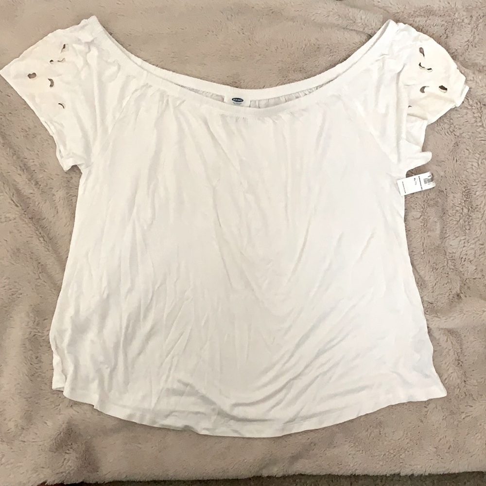 Off the shoulder shirt